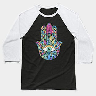 Hamsa Hand Baseball T-Shirt